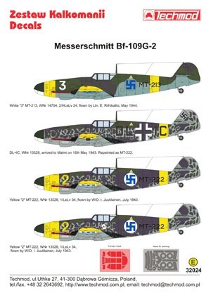 Techmod 32024 - Messerschmitt Bf 109G-2 1/32 – zdjęcie 2