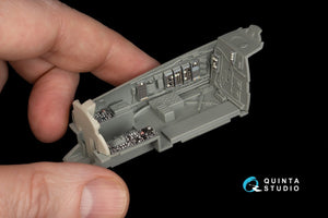 Quinta Studio QD48214 F-15C PAD-upgraded 3D-Printed &amp;amp; coloured Interior on decal paper with resin parts (GWH) 1/48 – imagen 2