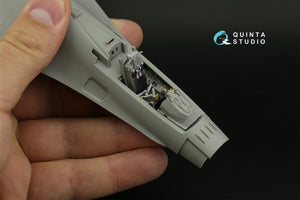 Intérieur imprimé en 3D et coloré sur papier décalcomanie Quinta Studio QD48388 F-16A MLU (Kinetic) à l&amp;#39;échelle 1/48 – image 12