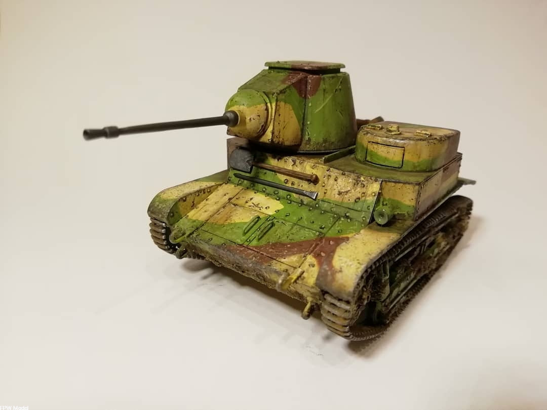 FPW Modèle 72014 TKW II - prototype de chenillette avec tourelle 1/72  – image 2