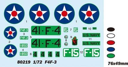 Hobby Boss 80219 F4F-3 &amp;quot;Wildcat&amp;quot; 1/72 – imagen 2