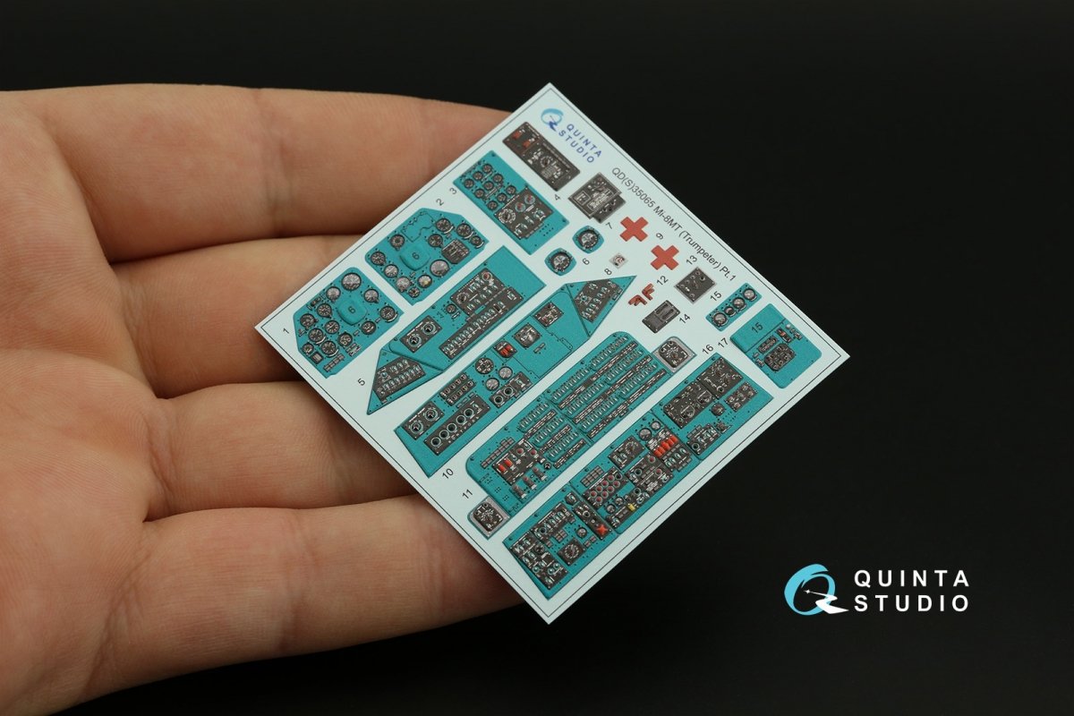 Quinta Studio QDS-35065 Mi-8MT 3D-Printed &amp;amp; coloured Interior on decal paper (Trumpeter) (Small version) 1/35 – imagen 6