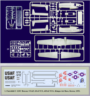 Roden 321 Fairchild C-119C Boxcar 1/144 – imagen 2