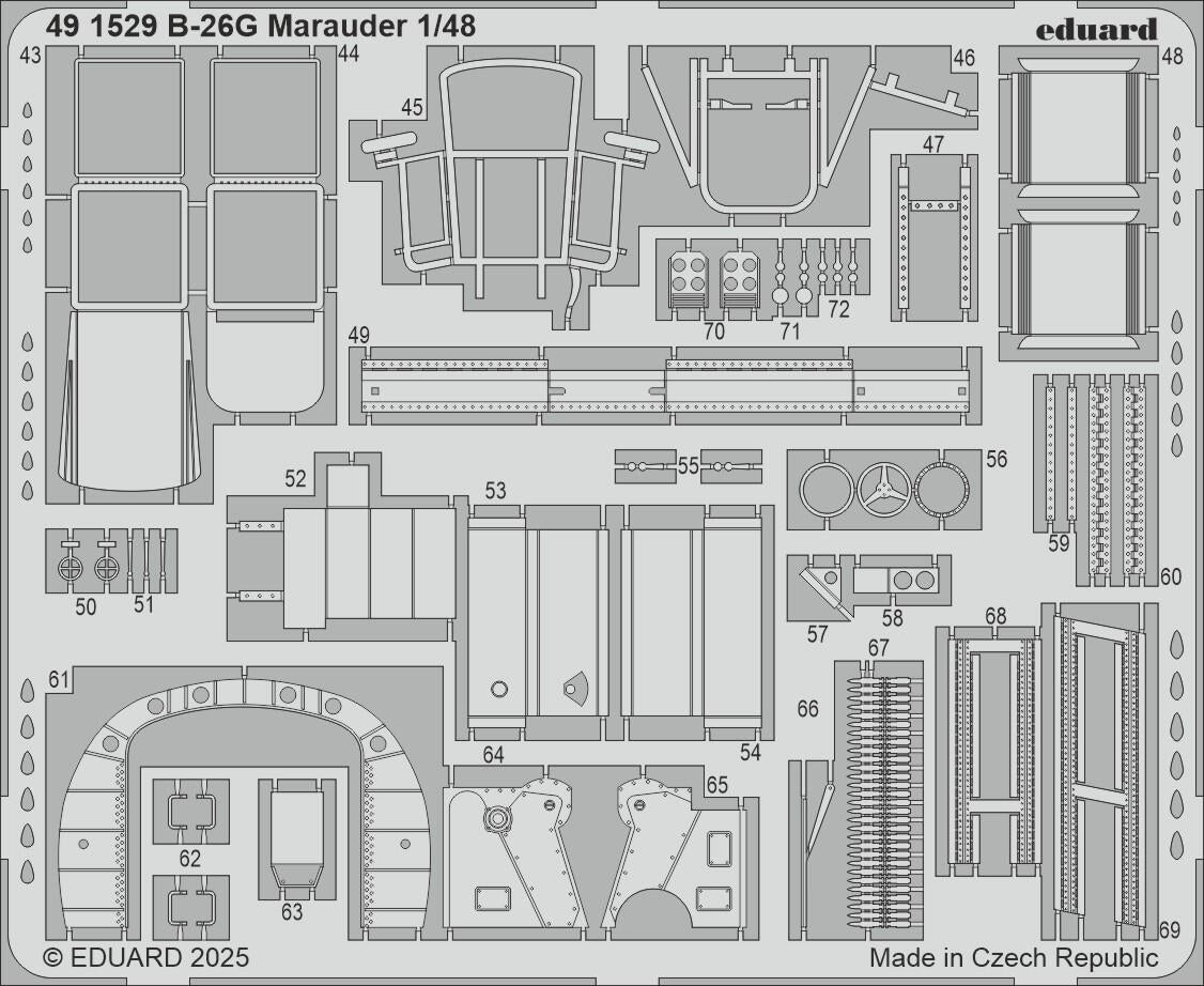 Eduard 491529 B-26G Marauder ICM 1/48