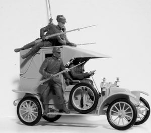 ICM 35660 Battle of the Marne (1914), Taxi car with French 1/35 – Bild 2