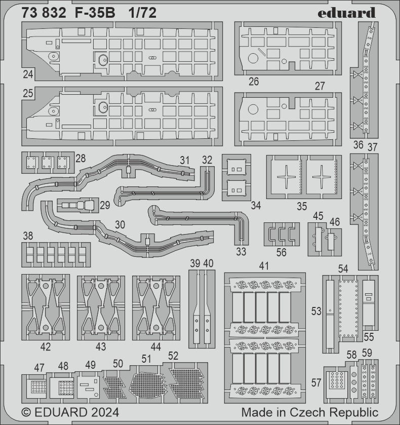 Eduard BIG72184 F-35B detail set Tamiya 1/72 – Bild 5
