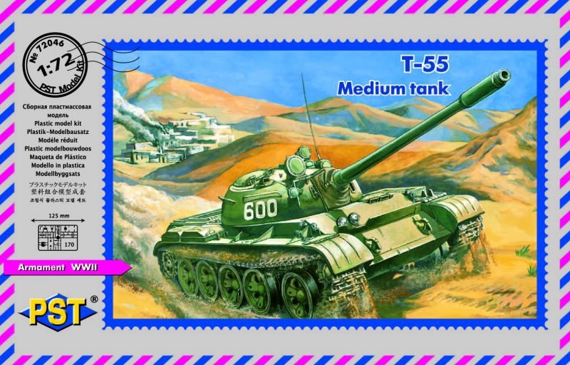 PST 72046 T-55 Char moyen 1/72