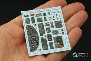 Quinta Studio QD32203 B-25J Mitchell Glass nose 3D-Printed &amp;amp; coloured Interior on decal paper (HK models) 1/32 – imagen 3