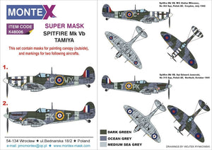 Montex K48006 Spitfire MkVB (Polish Spitfire) 1/48