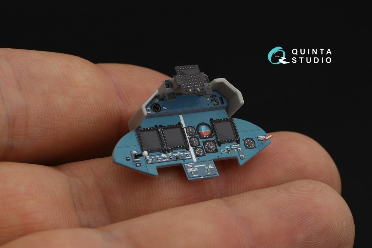 Quinta Studio QDS-32095 Su-30SM 3D-Printed &amp;amp; coloured Interior on decal paper (conversion for Trumpeter Su-30MKK) (Small version) 1/32 – imagen 3