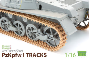 T-Rex Studio TR86003-1 PzKpfw I Tracks Late Type w/Cleats for Ausf.A only 1/16 – immagine 3