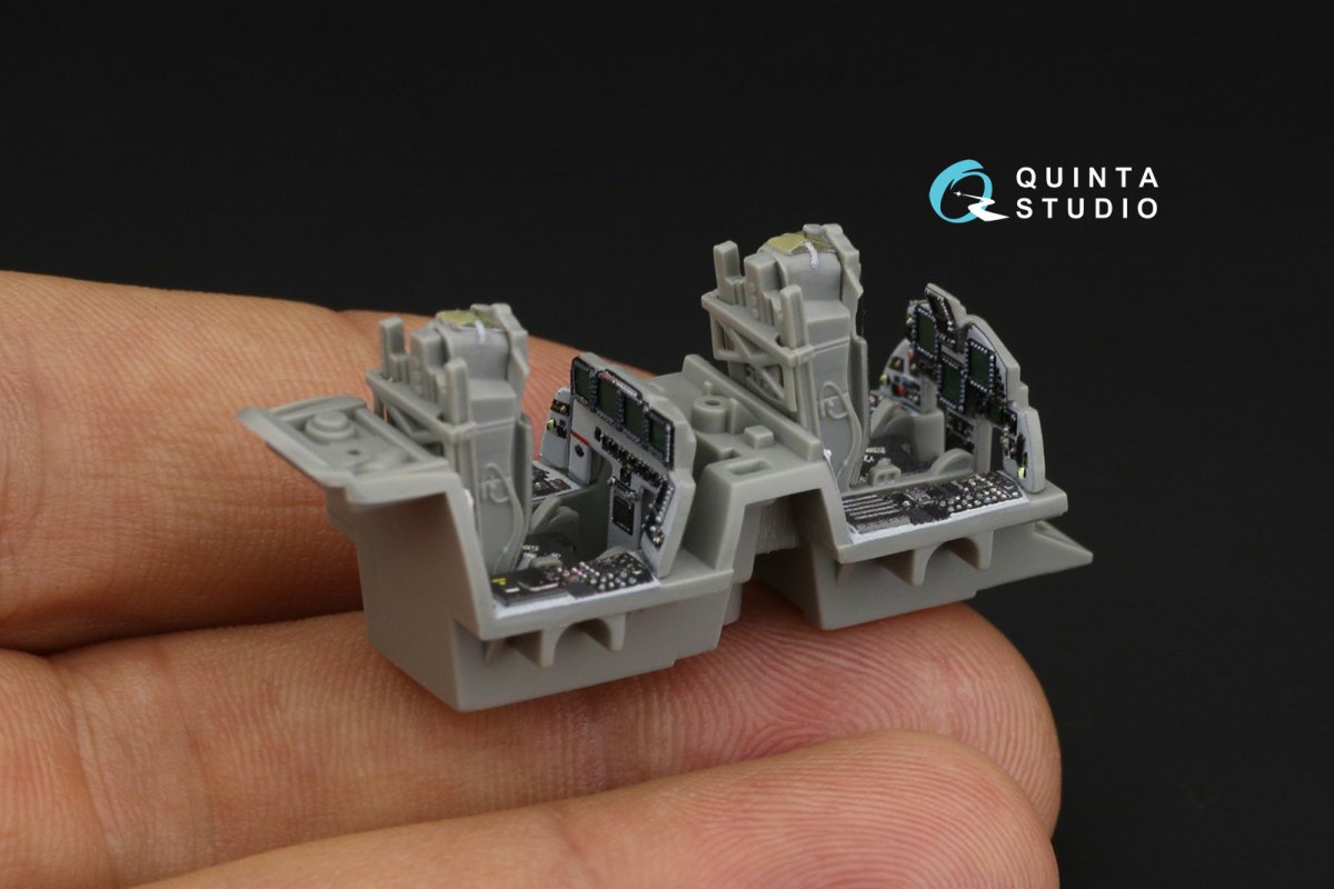 Quinta Studio QD72034 F-15E 3D-Printed &amp;amp; coloured Interior on decal paper (GWH) 1/72 – imagen 4