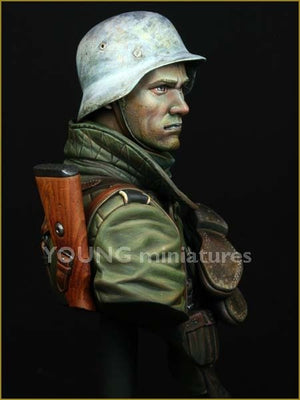 Young Miniatures YM1825 German Infantry Russian Front WWII 1/10 – imagen 4