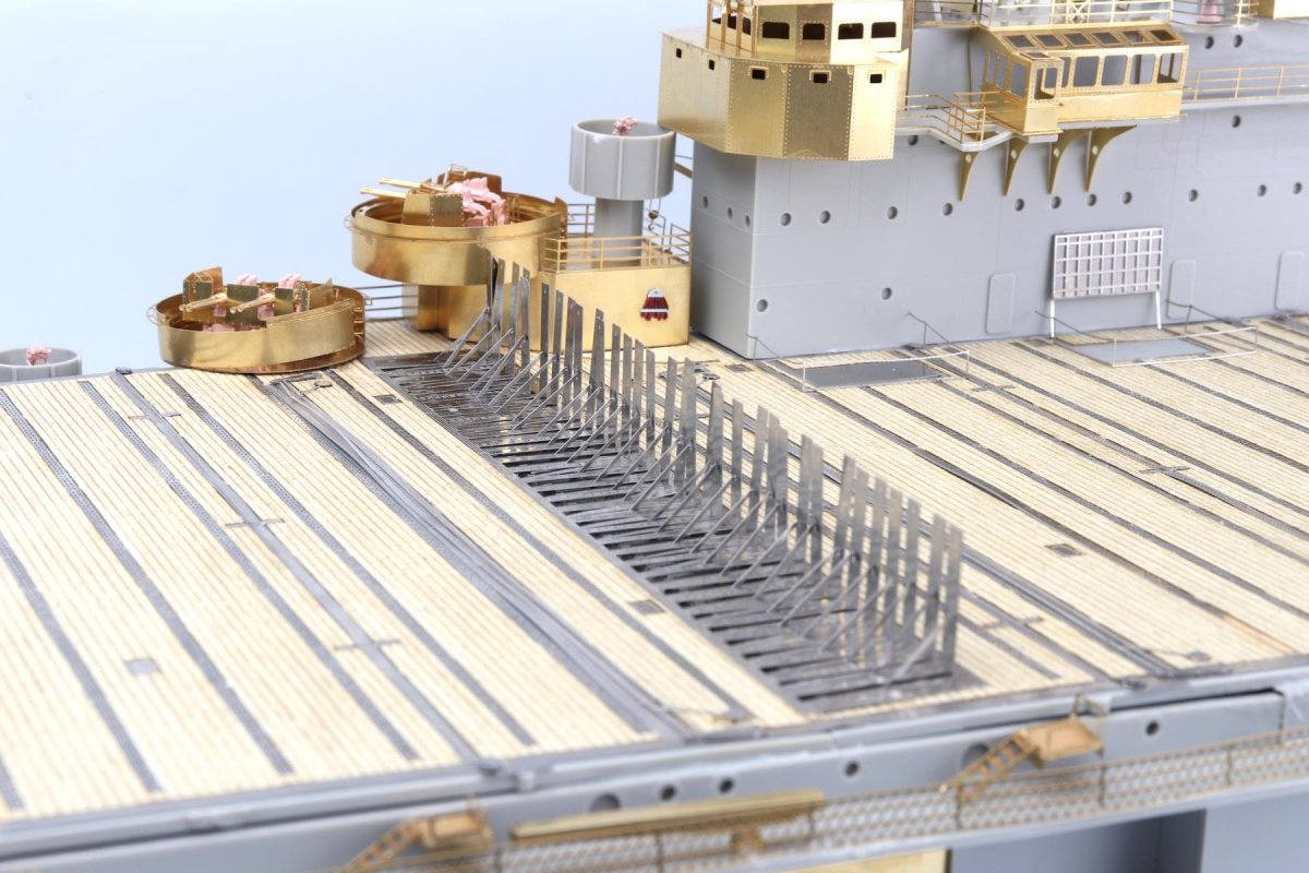 Maquette MK1 Design MD-20023 du pont en bois de l'USS CV-6 Enterprise pour Trumpeter au 1/200