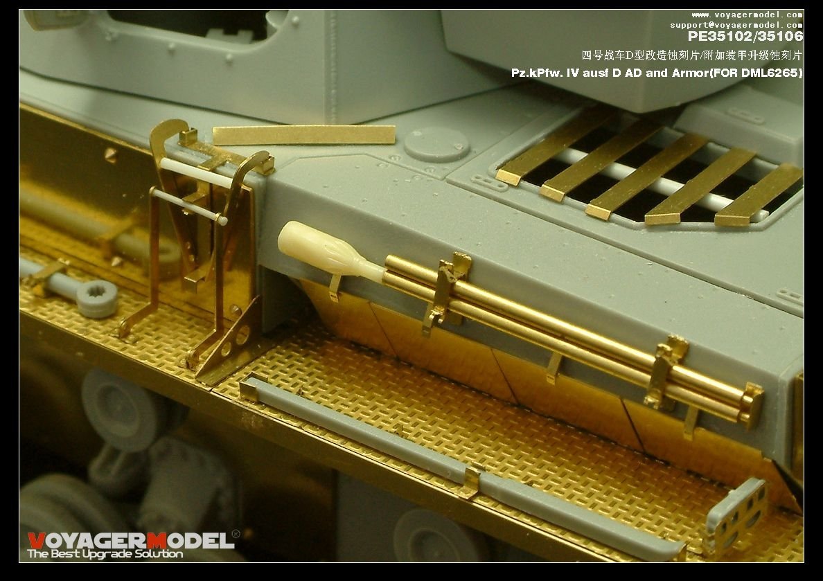 Voyager Model PE35106 Pz.kPfw. IV ausf D AD Armor 1/35 – imagen 9