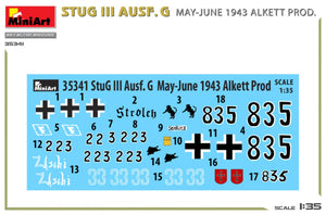 MiniArt 35341 STUG III AUSF. G MAY-JUNE 1943 ALKETT PROD. 1/35 – imagen 4