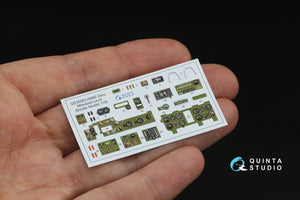 Quinta Studio QD35083 A6M2 Zero (Mitsubishi Prod.) 3D-Printed &amp;amp; coloured Interior on decal paper (Border Model) 1/35 – zdjęcie 4