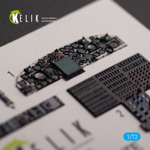 KELIK K72132 UH-2C SEASPRITE - interior 3D decals for Clear Prop kit 1/72 – imagen 4