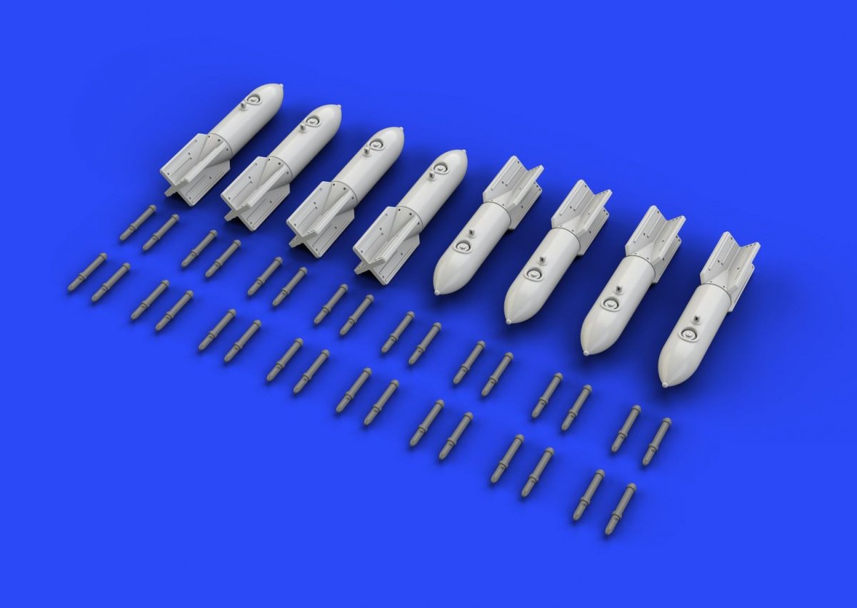 Eduard 672115 SC 50 German WWII bombs 1/72 – imagen 2