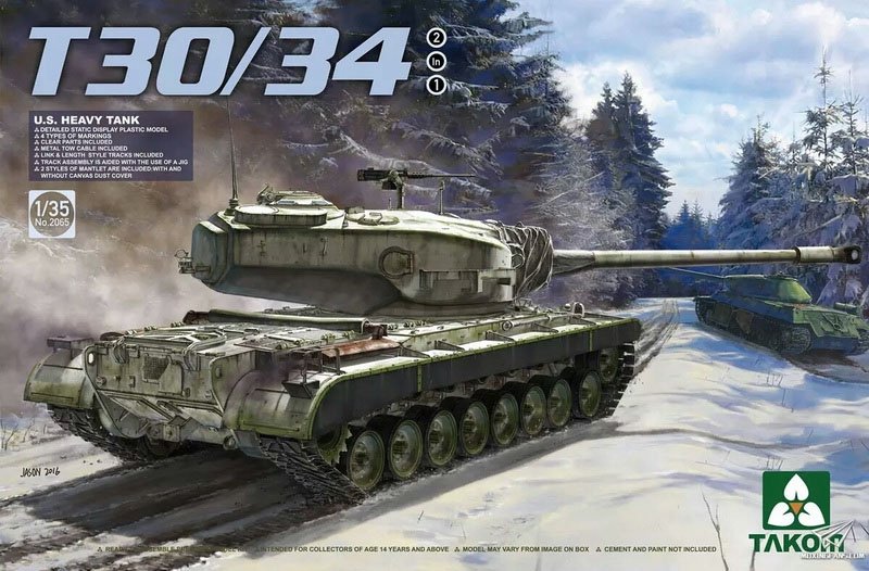 Voyager Model PE35878 WWII US T-30/34 Super Heavy tank for TAKOM 1/35 – imagen 11