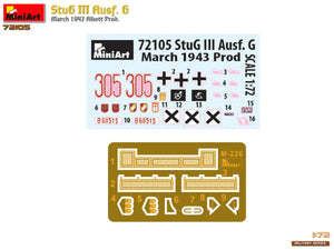 MiniArt 72105 StuG III Ausf. G March 1943 Prod. 1/72 – imagen 2