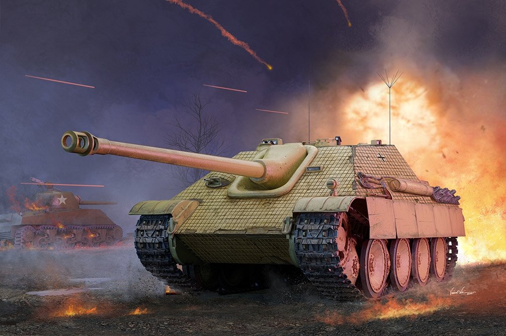 Trumpeter 00934 Allemand Sd.Kfz 173 Jagdpanther Première version 1/16