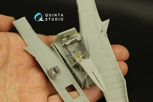 Quinta Studio QD48376 Ta 152H 3D-Printed &amp;amp; coloured Interior on decal paper (Zoukei Mura) 1/48 – immagine 11