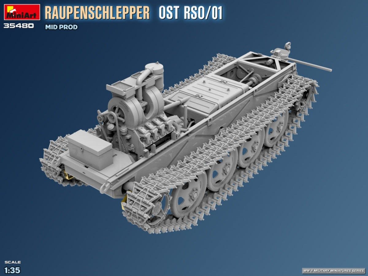 Miniart 35480 Raupenschlepper Ost RSO/01 Mid Prod. 1/35 – imagen 13
