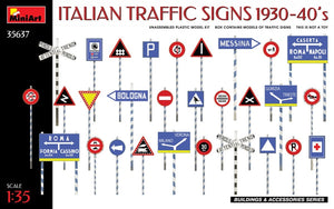 MiniArt 35637 ITALIAN TRAFFIC SIGNS 1930-40’s 1/35 – zdjęcie 2