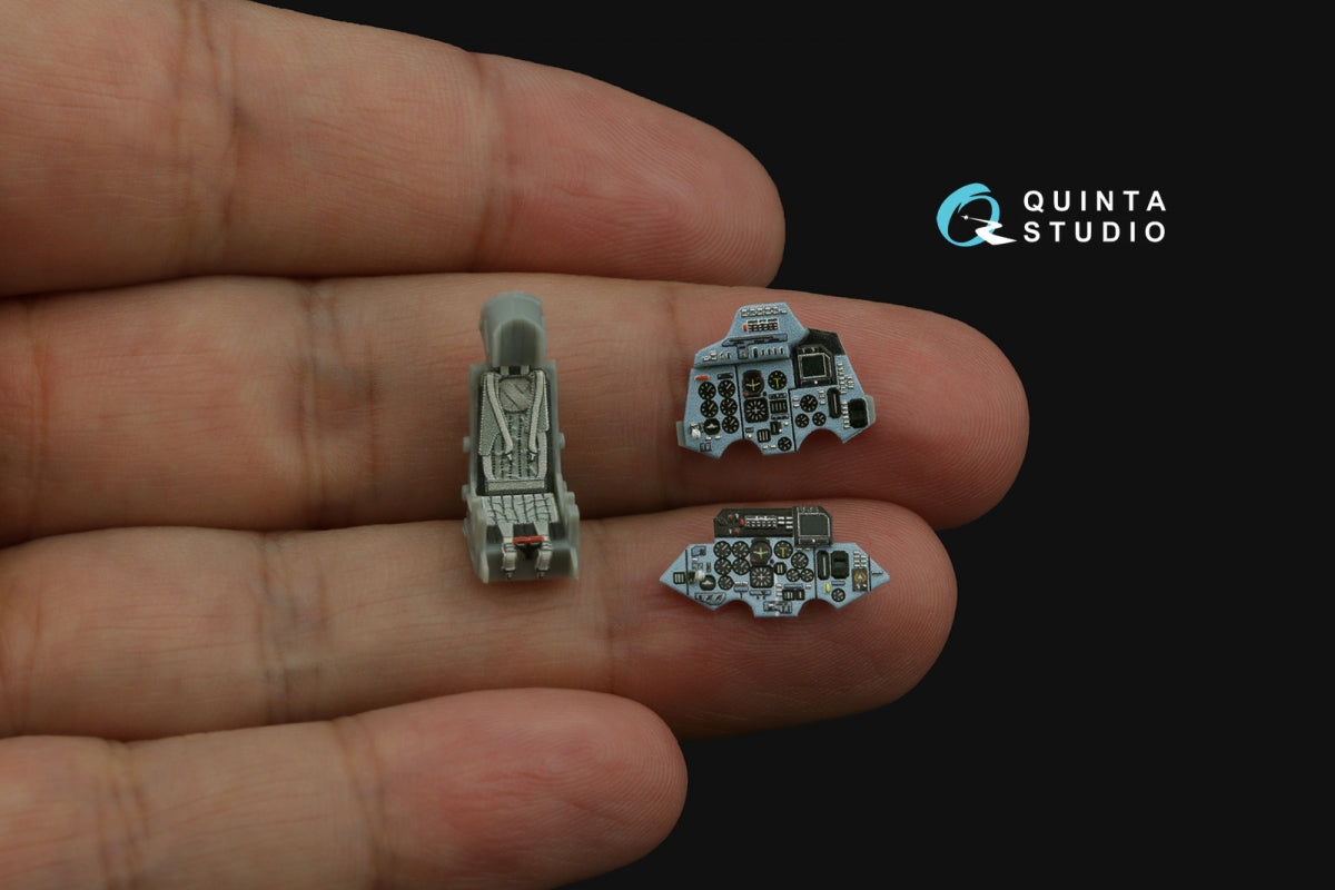 Quinta Studio QD+72178 Su-27UB 3D-Printed &amp;amp; coloured Interior on decal paper (Trumpeter) (with 3D-printed resin part) 1/72 – Bild 7
