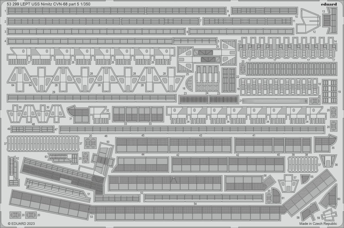Eduard BIG5370 USS Nimitz CVN-68 PART II TRUMPETER 1/350 – image 5