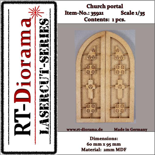 RT-Diorama 35920 Church portal 1/35