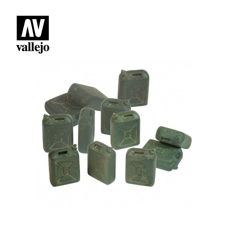Vallejo SC208 Diorama Accessoires IDF Jerrycan set 1/35