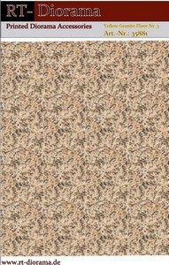 RT-Diorama 35881 Printed Accessories: Yellow Granite Floor Nr.3 1/35