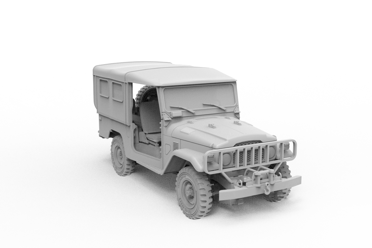 AK Interactive AK35004 FJ43 SUV WITH SOFT TOP IDF &amp;amp; LAF 1/35 – imagen 4