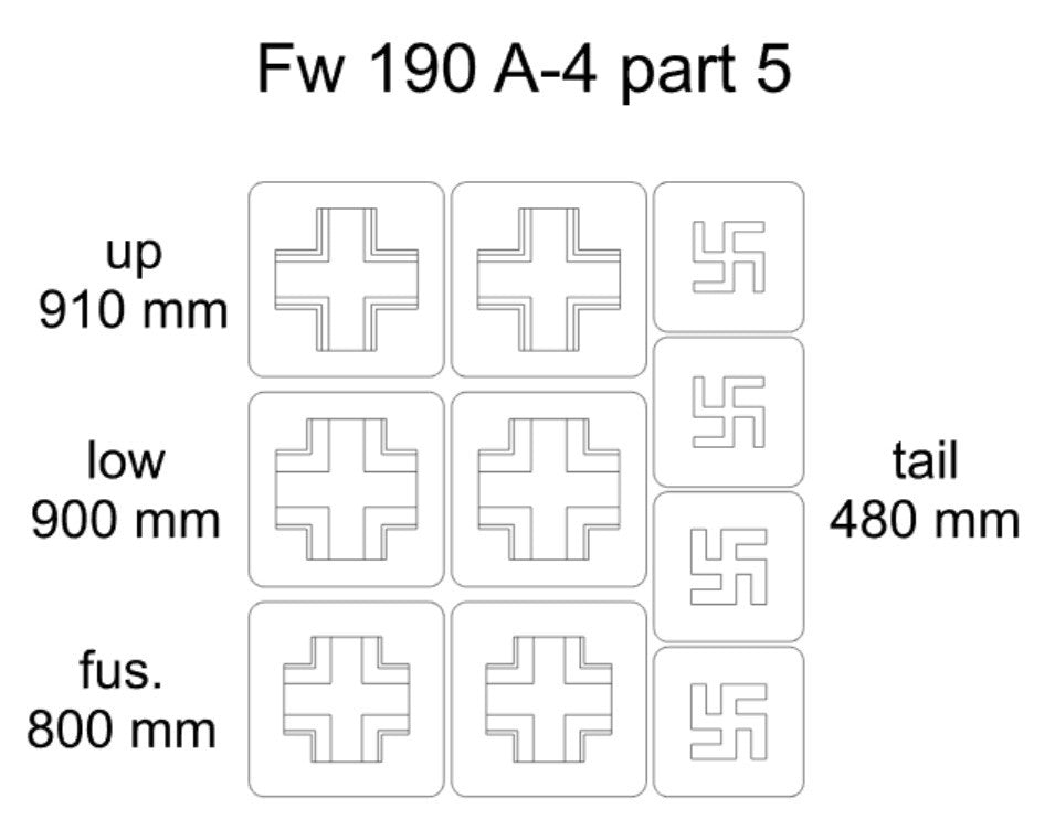 Omask 24007 Fw 190 A-4 part 5 1/48