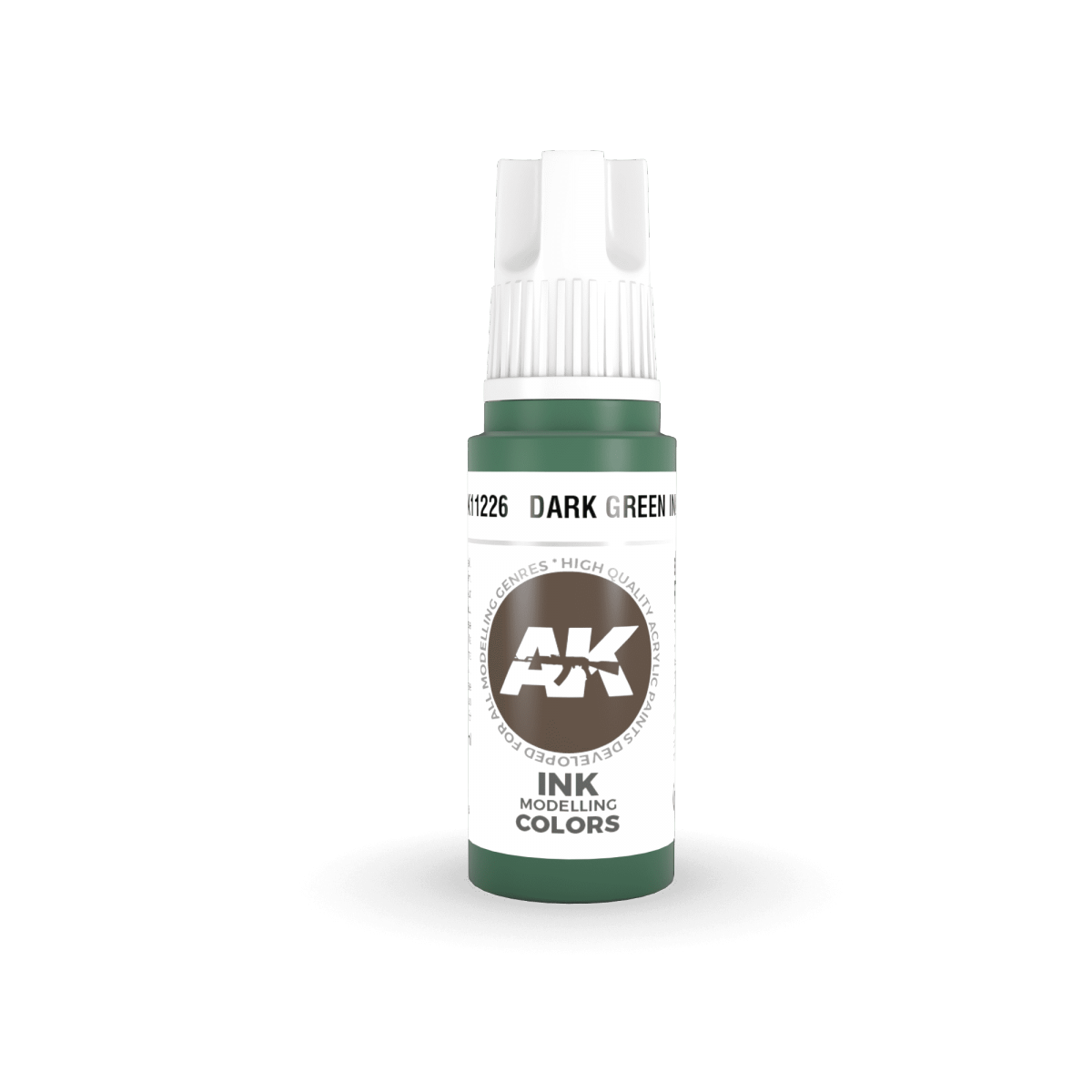 AK Interactive AK11226 DARK GREEN – INK 17ml – imagen 2
