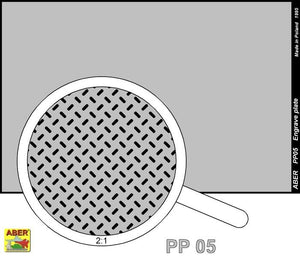 Aber PP05 Engrave plate (88 x 57mm) - pattern 05 – image 2