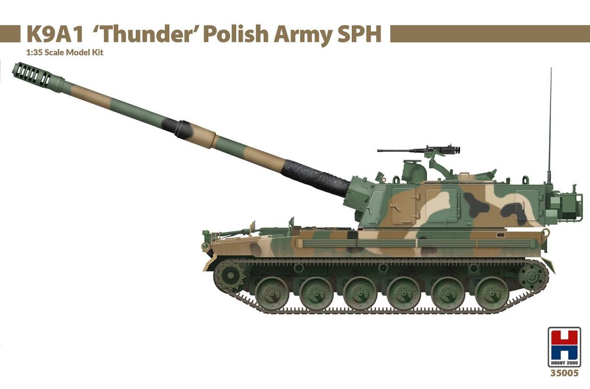 Hobby 2000 35005 K9A1 Thunder Canon automoteur de l&amp;#39;armée polonaise (ACADEMY + CARTOGRAF) 1/35