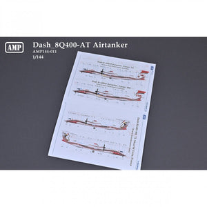 AMP 144011 Dash 8Q400-AT Airtanker - Canadian Short Range Commuter Airliner 1/144 – immagine 6