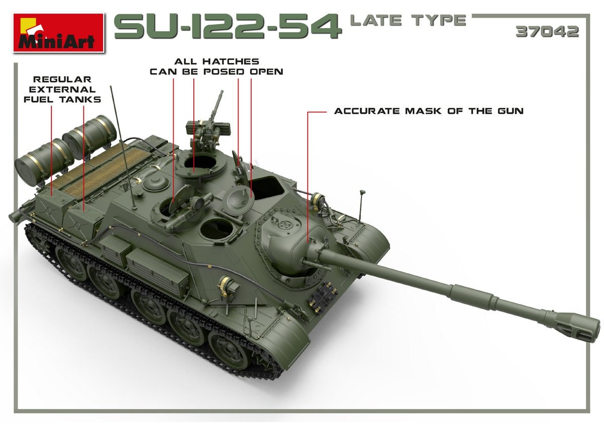 MiniArt 37042 SU-122-54 TYPE TARDIF 1/35 – image 7