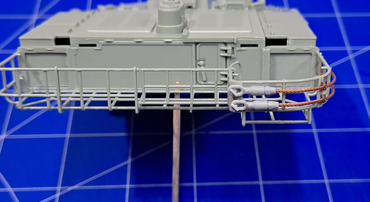 Eureka XXL ER-3575 K2 Black Panther MBT Towing Cables &amp;amp; Holders (Academy) 1/35 – immagine 10