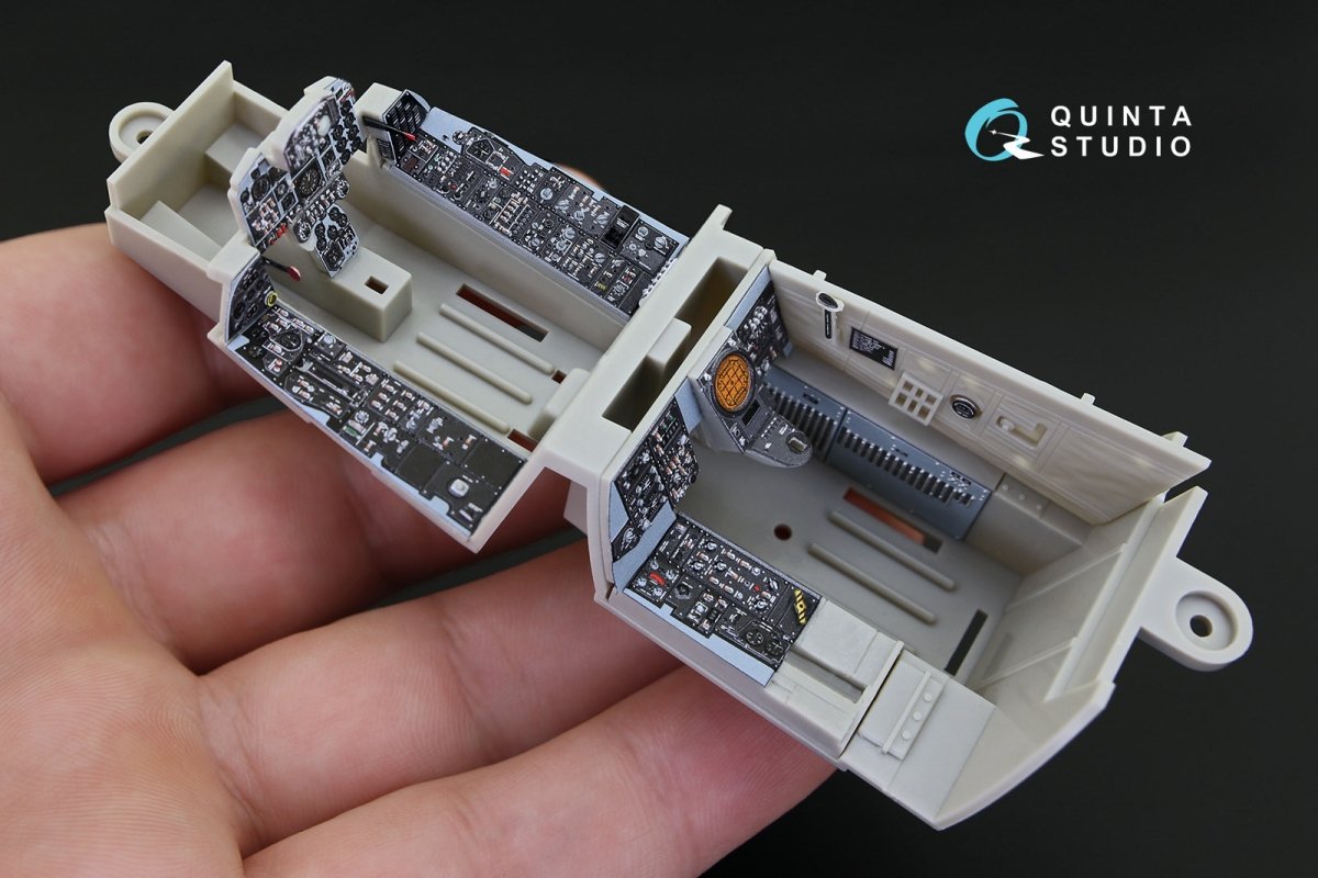 Quinta Studio QD32037 F-4J 3D-Printed &amp;amp; coloured Interior on decal paper (for Tamiya kit) 1/32 – zdjęcie 3