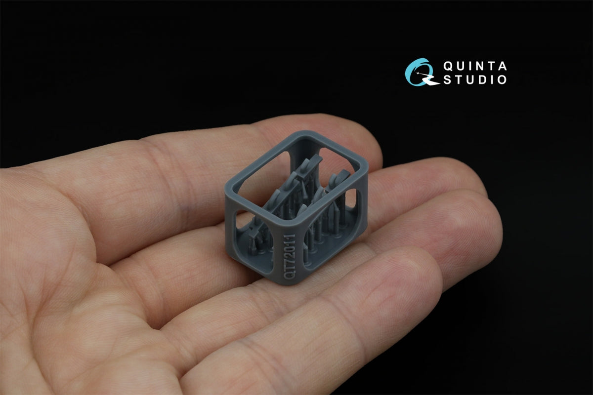 Quinta Studio QT72011 Yak-1 Exhaust pipes (Zvezda) 1/72 – imagen 5