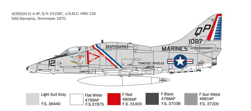 Italeri 2826 A-4 E/F/G Skyhawk 1/48 – immagine 5
