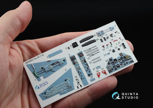 Quinta Studio QD32001 Su-25 3D-Printed &amp;amp; coloured Interior on decal paper (for Trumpeter kit) 1/32 – immagine 2