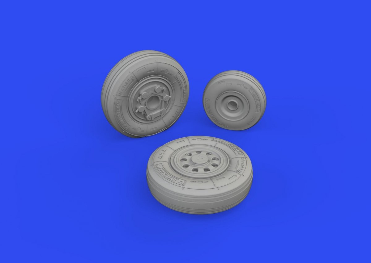 Eduard 648819 F-35B wheels ITALERI 1/48 – zdjęcie 3