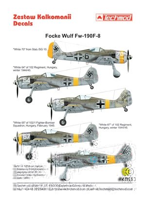 Techmod 48113 - Focke-Wulf Fw 190F-8 1/48 – Bild 2