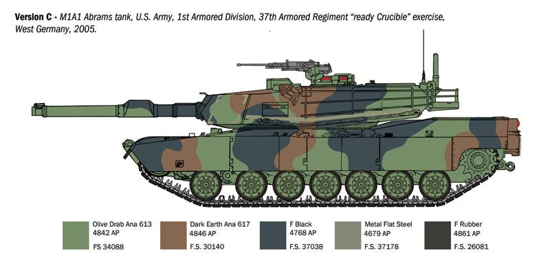 Italeri 6596 M1A1 Abrams 1/35 – imagen 12