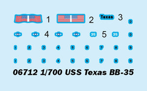 Trumpeter 06712 USS Texas BB-35 1/700 – Bild 5